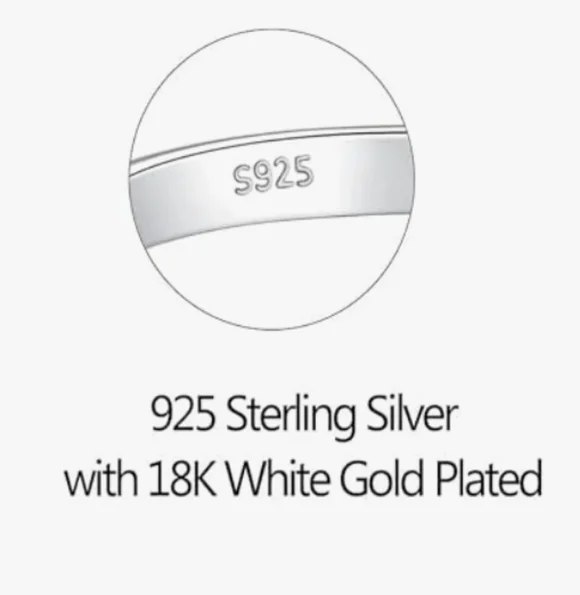 Moissanite 925 Sterling Silver Sparkle Women's Ring - Picture 3 of 3